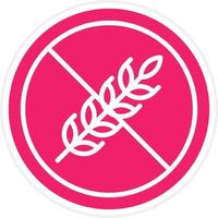 Gluten Free Vector Icon Style