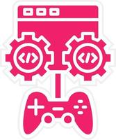 Game Engine Vector Icon Style