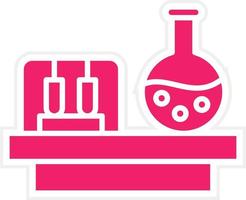 Chemical Laboratory Vector Icon Style