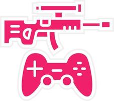Action Game Vector Icon Style