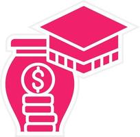 Education Savings Vector Icon Style