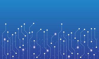 Technology Background with Circuit Lines vector