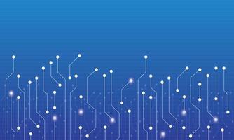 Technology Background with Circuit Lines vector