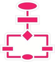 Flowchart Vector Icon Style