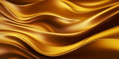 Golden Silk Wave Background photo