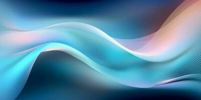 Light Colorful Modern Abstract Wave Gradient Curve Pattern Background photo