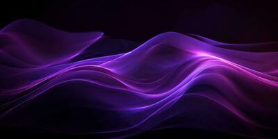 Purple Wave Silk Background photo