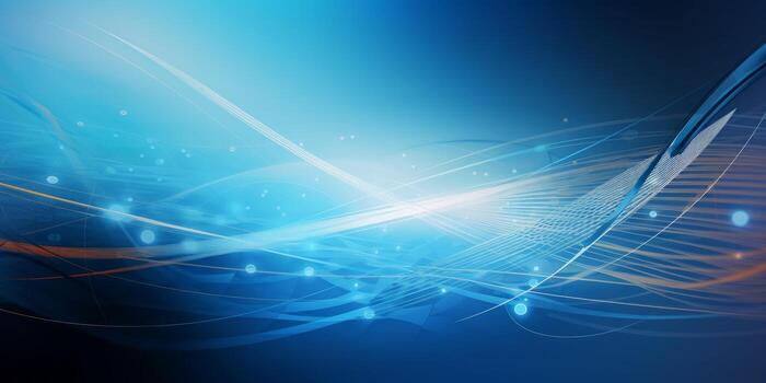 Technology Abstract Wave Light Background photo