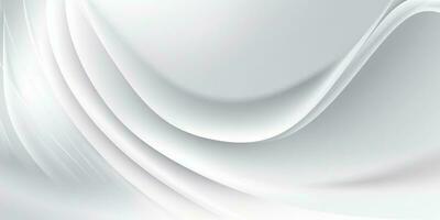 White Gradient Abstract Curve Pattern photo