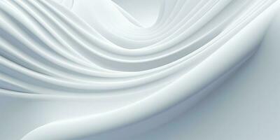 White Gradient Abstract Curve Pattern photo