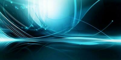 Technology Abstract Wave Light Background photo