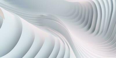 White Gradient Abstract Curve Pattern photo