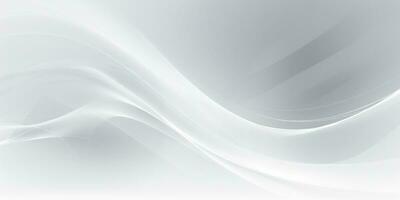 White Gradient Abstract Curve Pattern photo