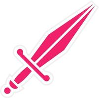 Dagger Vector Icon Style