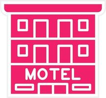 Motel Vector Icon Style