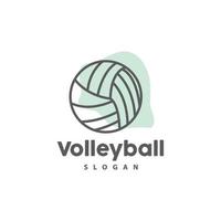 vóleibol logo, deporte sencillo diseño, mundo Deportes torneo vector, ilustración símbolo icono vector