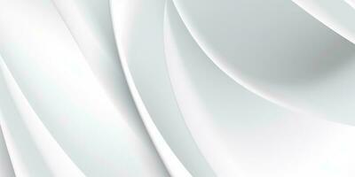 White Gradient Abstract Curve Pattern photo