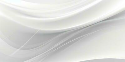 White Gradient Abstract Curve Pattern photo