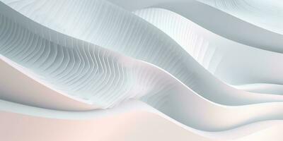 White Gradient Abstract Curve Pattern photo