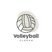 vóleibol logo, deporte sencillo diseño, mundo Deportes torneo vector, ilustración símbolo icono vector