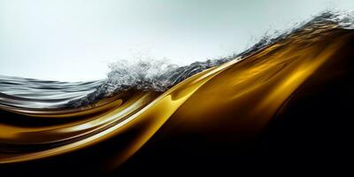 oil wave background photo