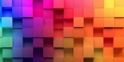 pastel brick wallpaper gradient colorful block background abstract photo