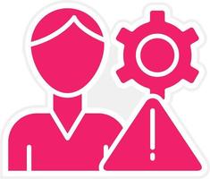 PR Crisis Vector Icon Style