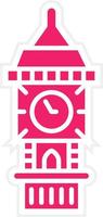 Big Ben Vector Icon Style