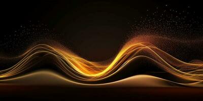 Wave Color Abstract Background photo