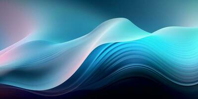 Technology Abstract Wave Light Background photo
