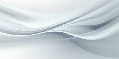 White Gradient Abstract Curve Pattern photo