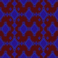 blue geometric ethnic pattern illustration design photo