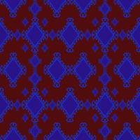 blue geometric ethnic pattern illustration design photo