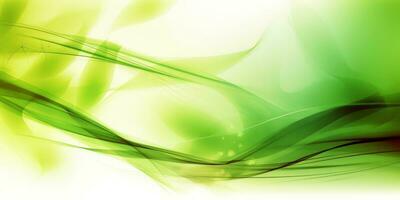 Green Gradient Abstract Curve Pattern Background photo