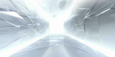 white futuristic background photo