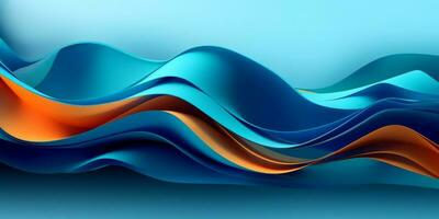 Wave Color Abstract Background photo