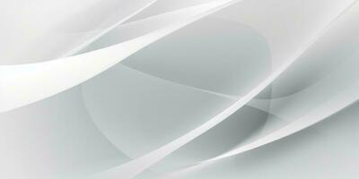 White Gradient Abstract Curve Pattern photo