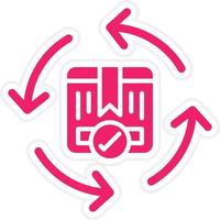 Continuous Delivery Vector Icon Style