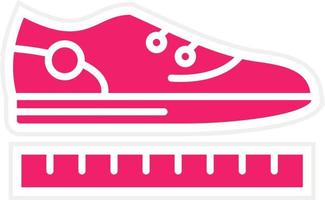 Shoe Size Vector Icon Style