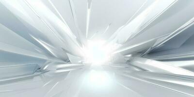 white futuristic background photo