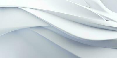 White Gradient Abstract Curve Pattern photo