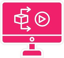Digital Animation Vector Icon Style