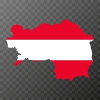 Styria state map of Austria. Vector illustration.