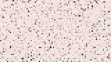 Abstract geometric background of squares. Brown pixel background with empty space. Vector illustration.