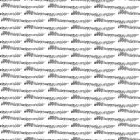 Seamless pattern with black pencil brushstrokes in abstract shapes on white background. Vector illustration