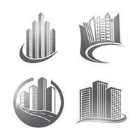 Building logo vector and symbol icon