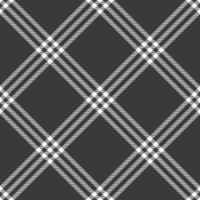 negro blanco jaula rombo cheque tartán tela muestra de tela textura sin costura vector