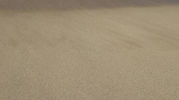 Wasser Schaum mit glatt Sand. Welle und Sand beim das tropisch Strand. Strand Wellen schleppend Bewegung Video