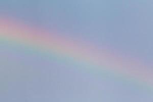 close up of rainbow in a sky at rain photo