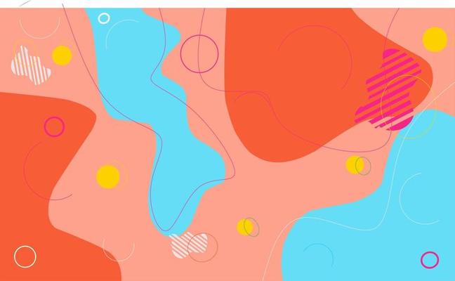 Abstract fun color pattern cartoon texture for doodle geometric background.